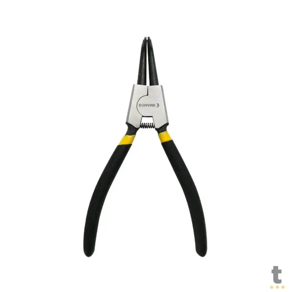 Alicate De Retenção Rápida para Anéis Interno Bico Reto 7'' BomVink - BOM-1615 Truedata